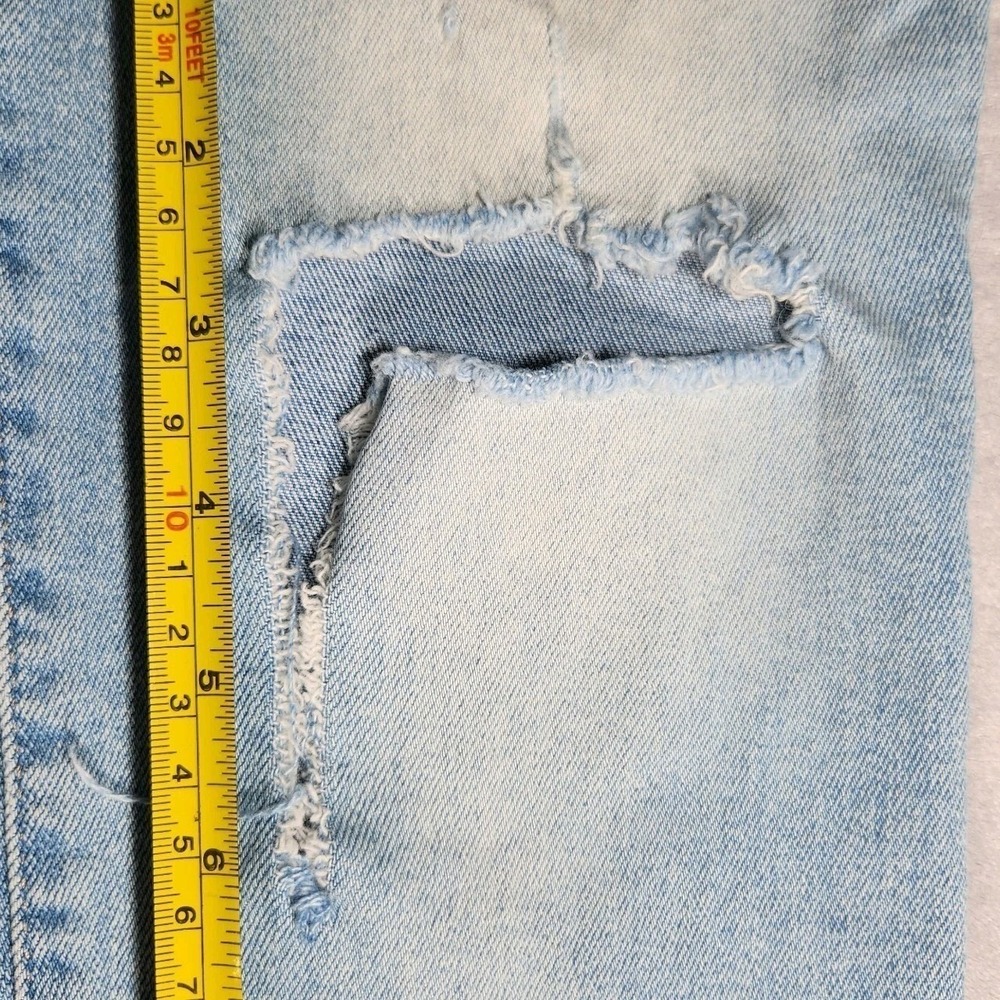 Lucky Brand Mid Rise Ava Skinny Jeans Light Wash Distressed Ankle 8/29 7WD11509 - Picture 7 of 11